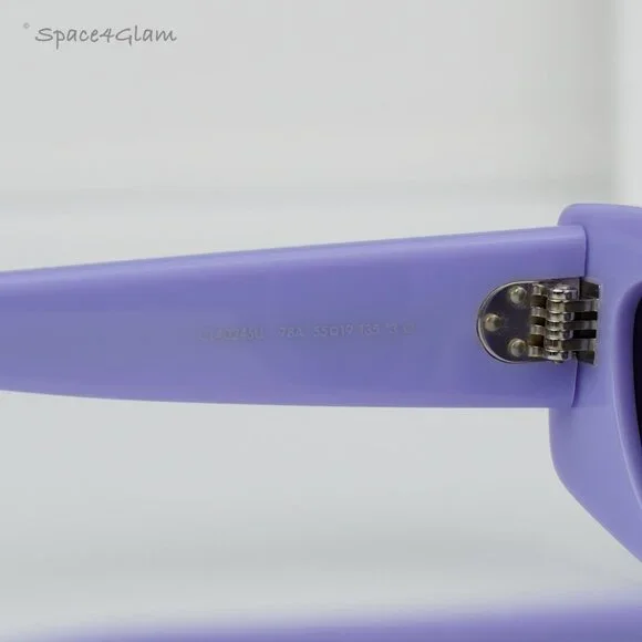 Celine CL40245U 78A BRAND NEW Sunglasses Solid Lilac Smoke Geometric Women Celine Women Sunglasses Shiny Solid Lilac Dark Smoke  main image 4